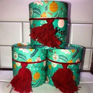 3 Jar Holiday Candle Set